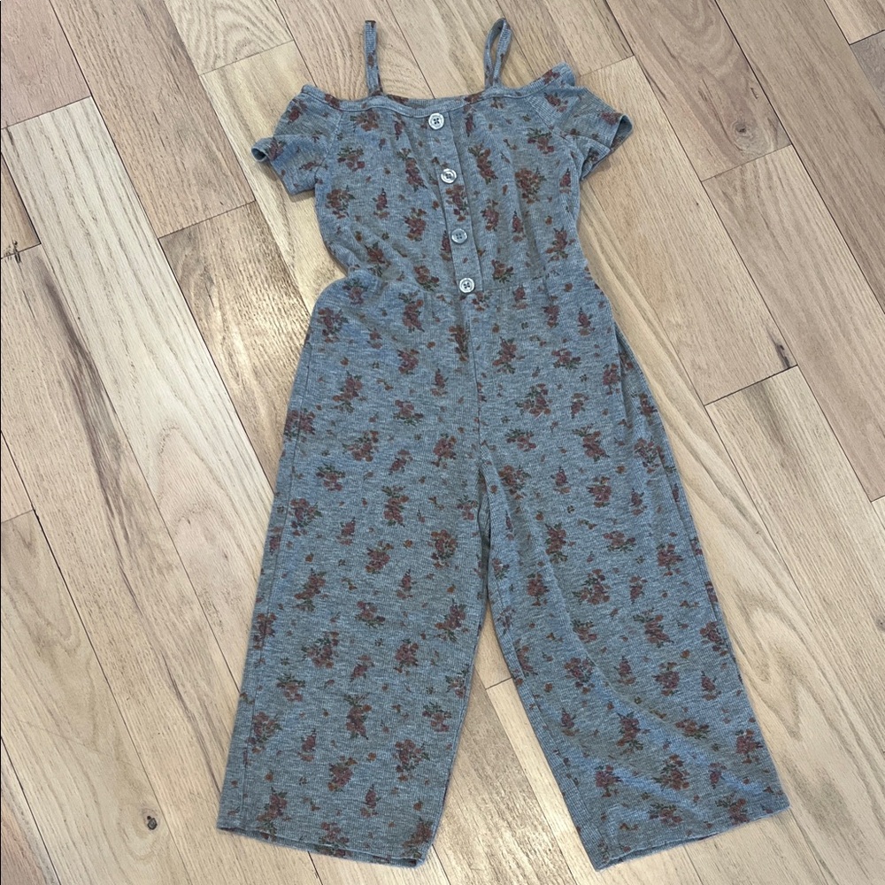 Art Class Heather Gray Ribbed Top